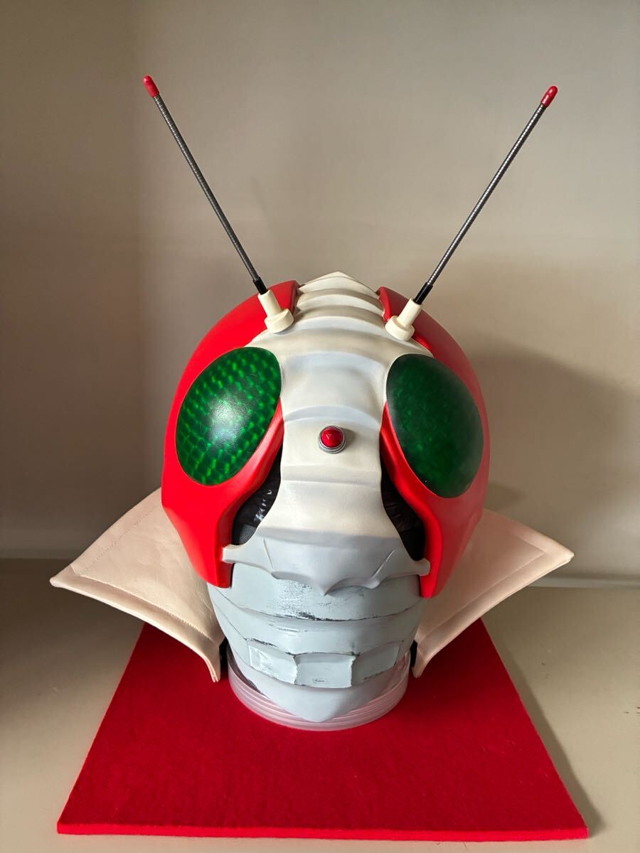 Yahoo!オークション - 仮面ライダーV3 1/1 レプリカマスク