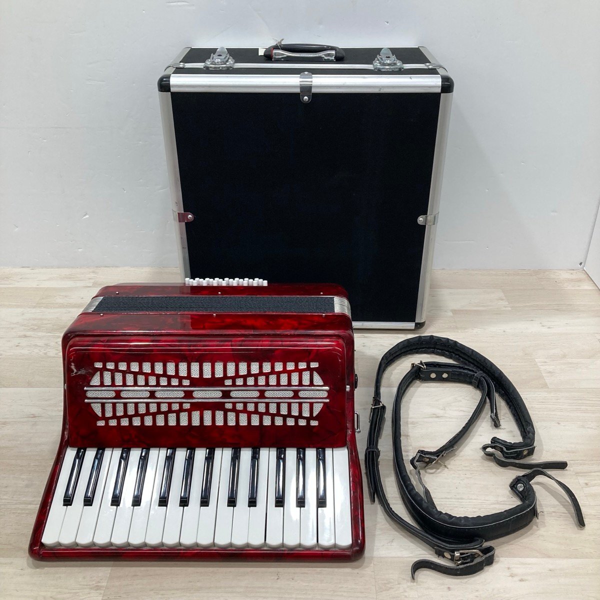 KYORITSU】 キョーリツ アコーディオン ACD-400RD ケース付 KYORITSU