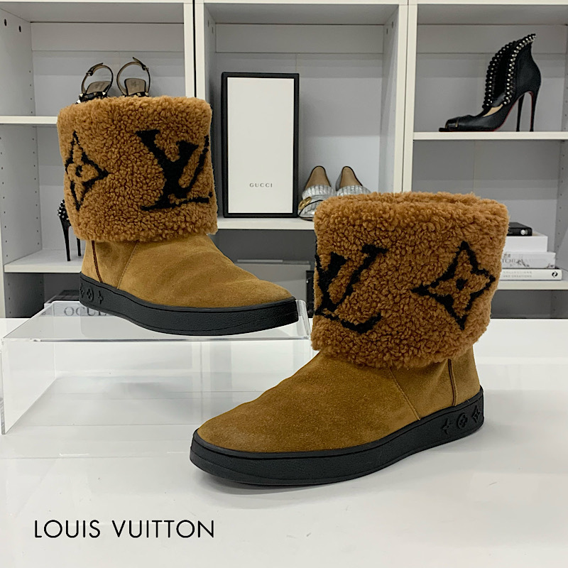 M12828 ヴィトン スノードロップライン スエード モノグラム ムートン