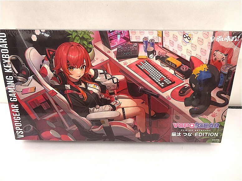 VSPO! GEAR ゲーミングキーボード 猫汰つなEdition