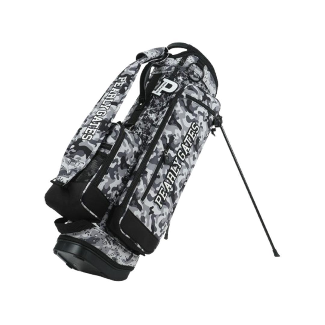 新品 未使用 PEARLY GATES 迷彩柄 スタンド式キャディバッグ ホワイト