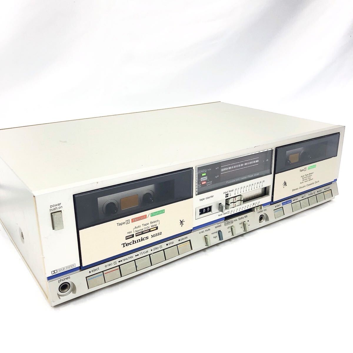 Technics RS-M222 当時物 希少 ステレオダブル 録音 Technics RS-M222