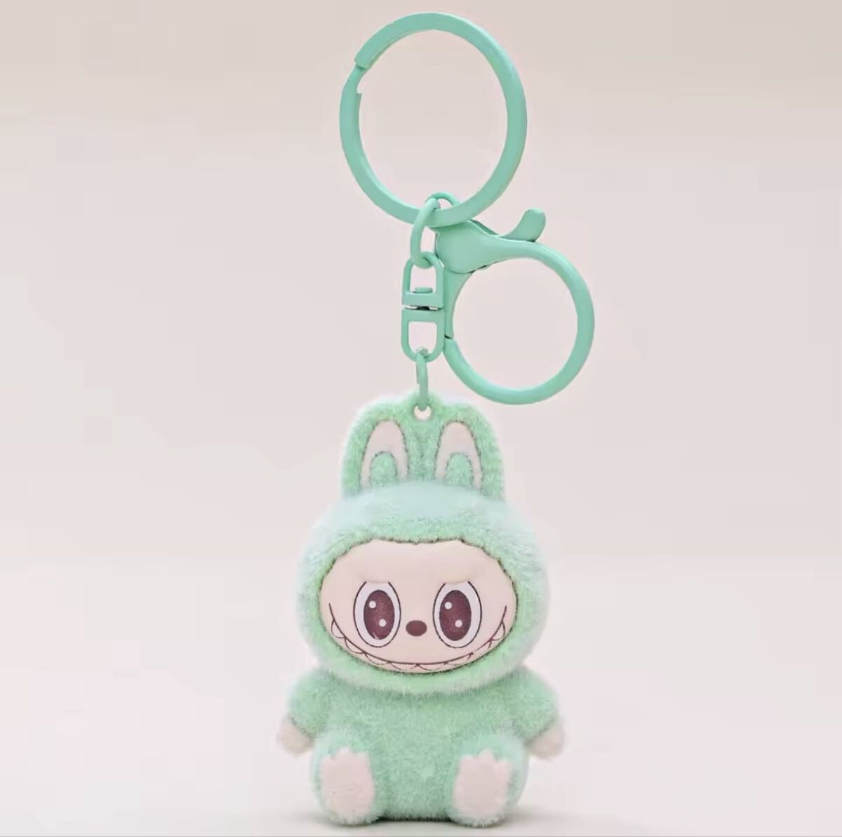 新品未使用】ラブブぬいぐるみ キーホルダーグリーン緑×1｜Yahoo