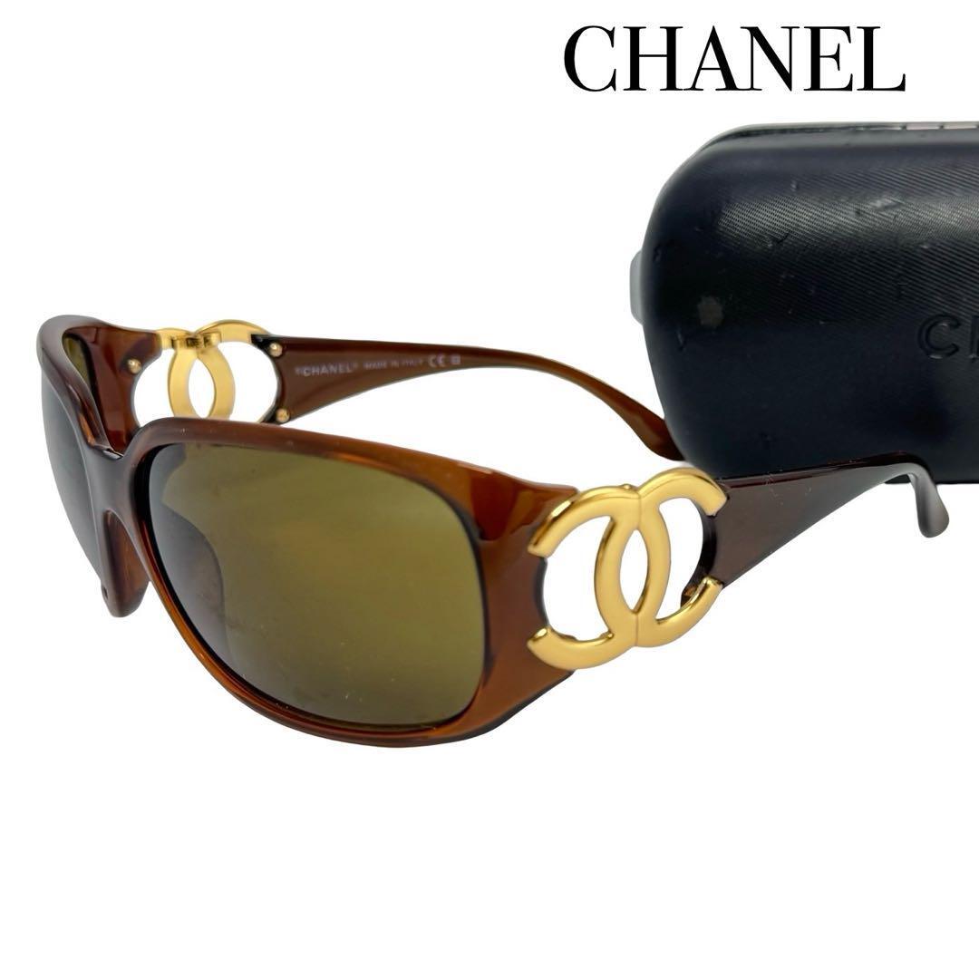 CHANEL シャネル ココマーク 6014 c 879/73 ブラウン ゴールド