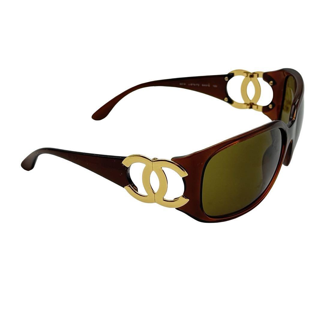 CHANEL シャネル ココマーク 6014 c 879/73 ブラウン ゴールド