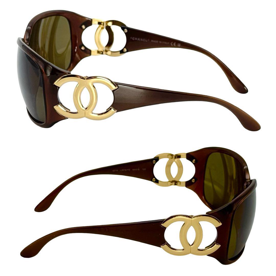 CHANEL シャネル ココマーク 6014 c 879/73 ブラウン ゴールド