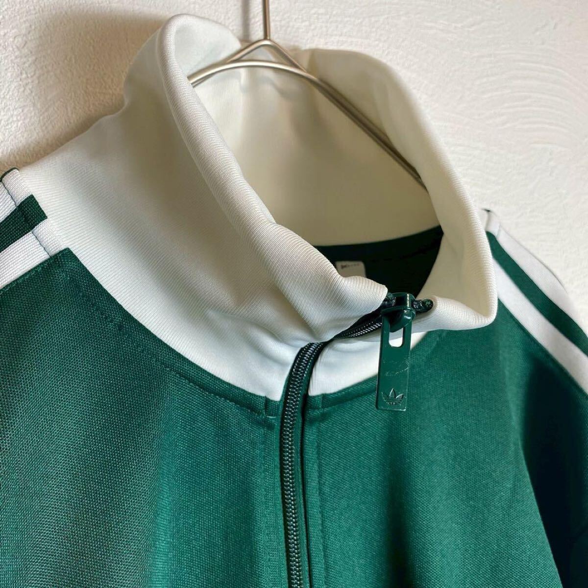入手困難】adidasジャージ ベッケンバウアー好配色 グリーンホワイト
