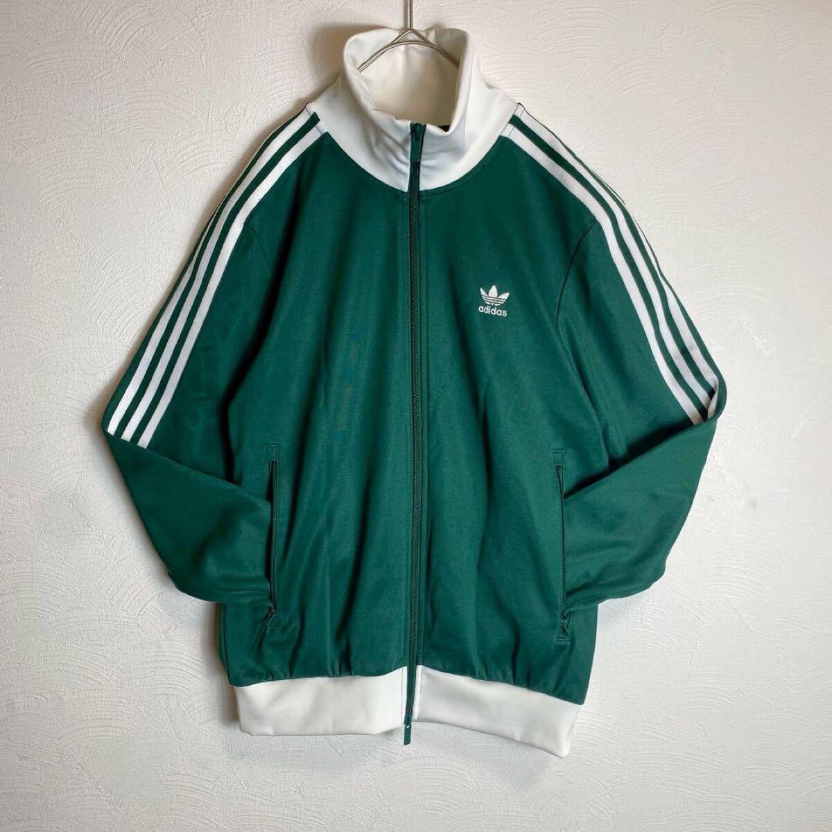 入手困難】adidasジャージ ベッケンバウアー好配色 グリーンホワイト