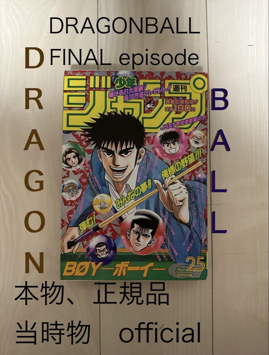 週刊少年ジャンプ 1995年25号 ドラゴンボール最終回掲載号 週刊少年