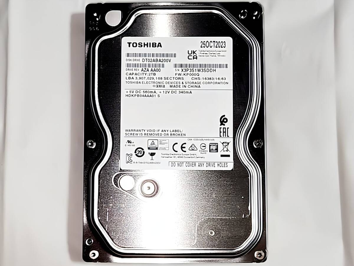 DIGA2TB増量 修理 換装用HDD DMR-BRG2010 BRG2020 BRG2030 BG2030