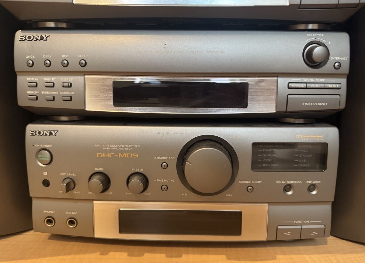 SONY ⁄ DHC-MD9システムステレオ コンポ MDピクシー ジャンク SONY