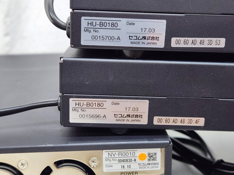 HDD無し ○セコム SECOM セコム NVR0010 ネットワークビデオレコーダー
