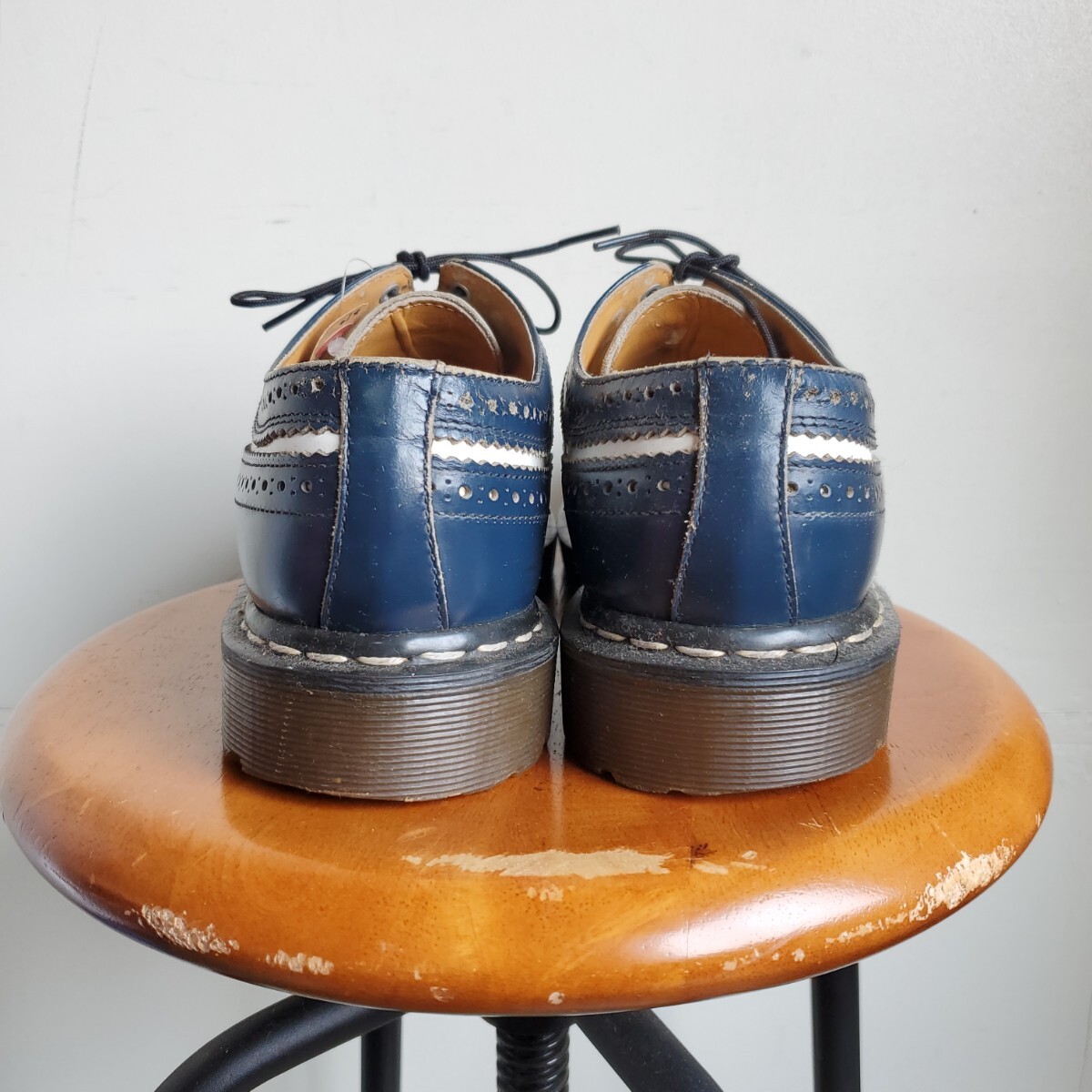 10 【UK8】英国製 ドクターマーチン Dr Martens ウイングチップ