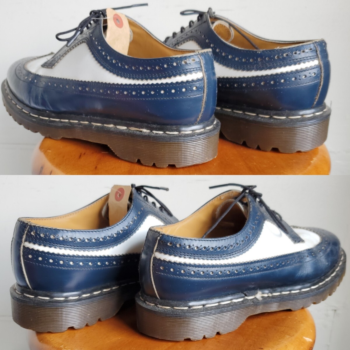 10 【UK8】英国製 ドクターマーチン Dr Martens ウイングチップ