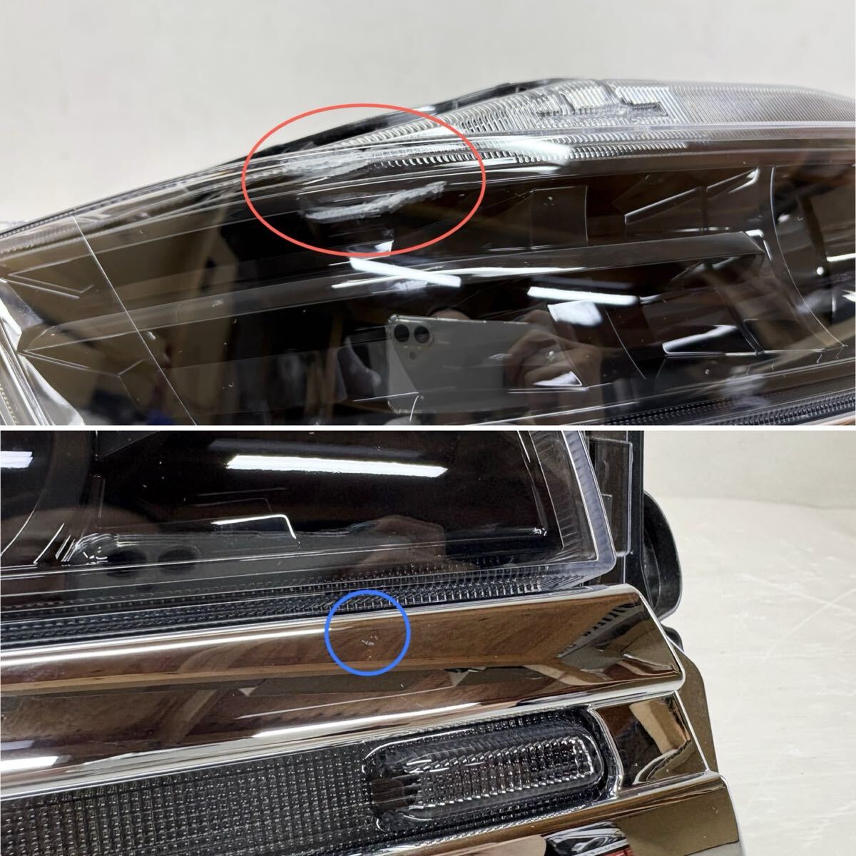 割れ無し 送料込 即決 スペーシアカスタム MK54S/MK94S 純正 LED 右