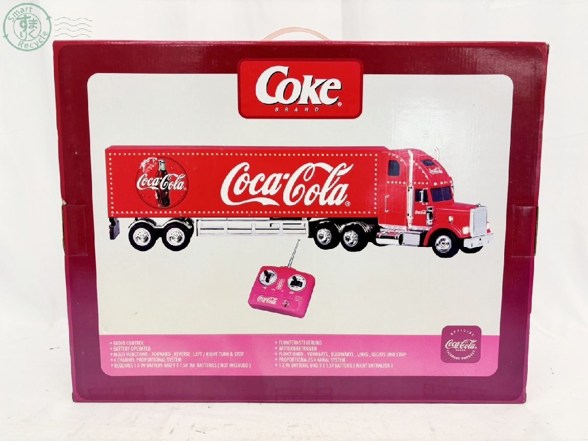Coca-Cola トレーラー型トラック リモコン付き2台ジャンク品 Coca-Cola