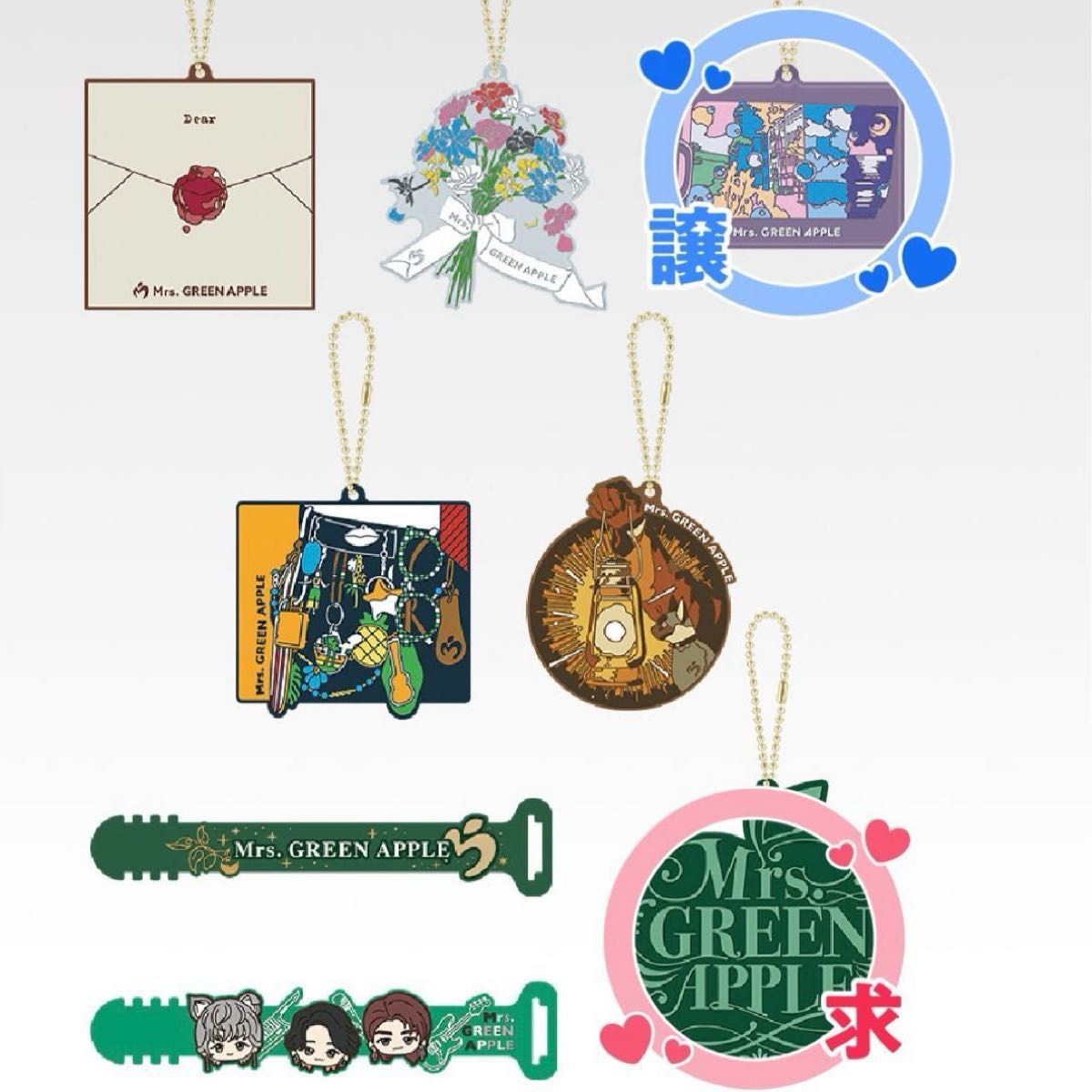 ミセスグリーンアップル 一番くじ E賞ラバーコレクション｜Yahoo