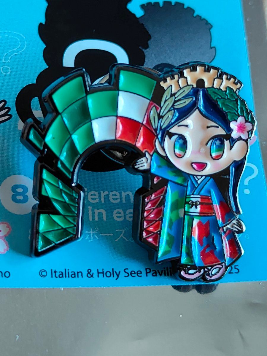 大阪関西万博 イタリア ピンバッジ 激レア】 大阪万博 2025 イタリア