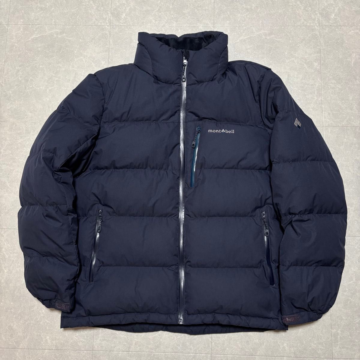 mont-bell（モンベル） ダウンジャケット 韓国 ネイビー ドローコード