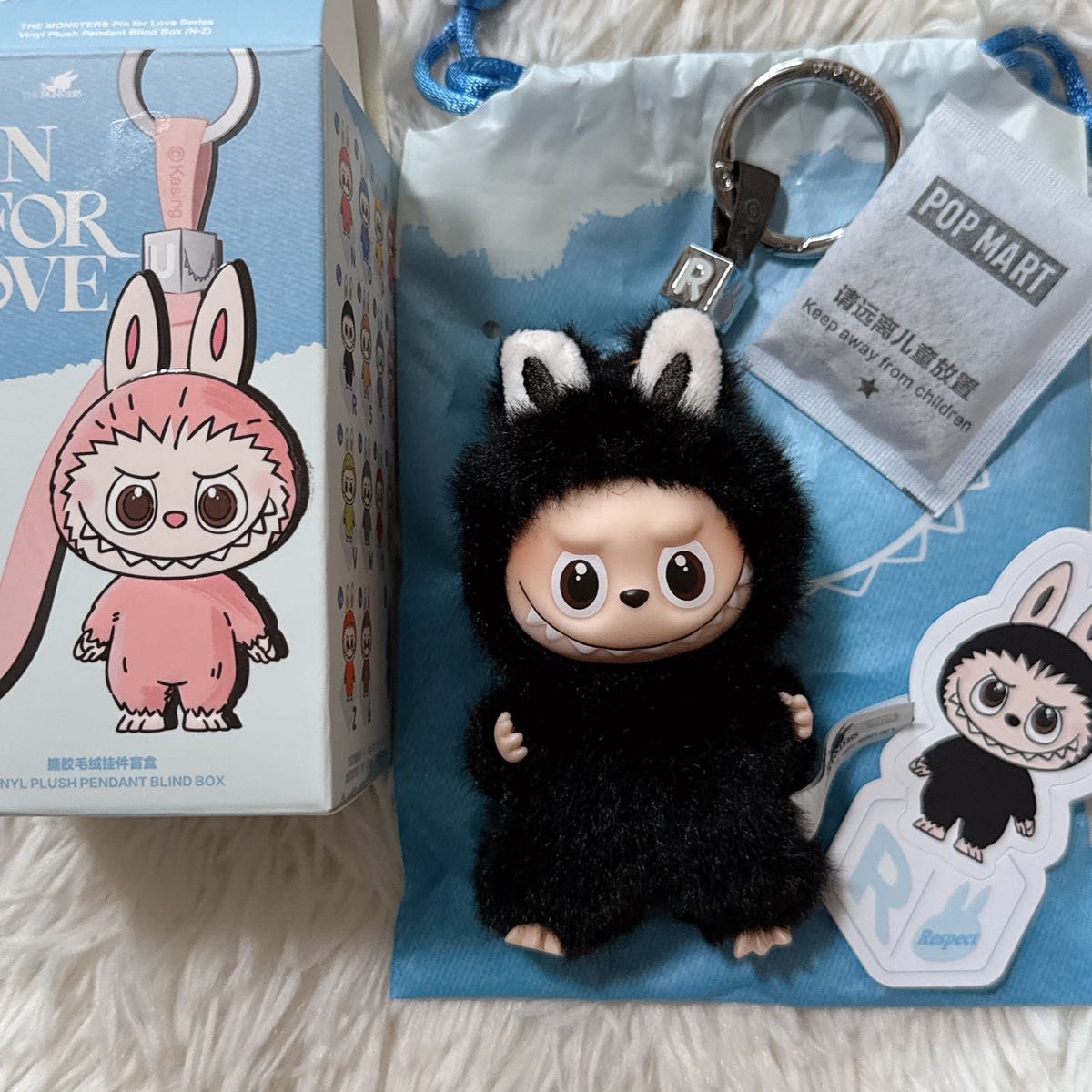 人気 ラブブ THE MONSTER PIN FOR LOVE イニシャル R r 後半 らぶぶ