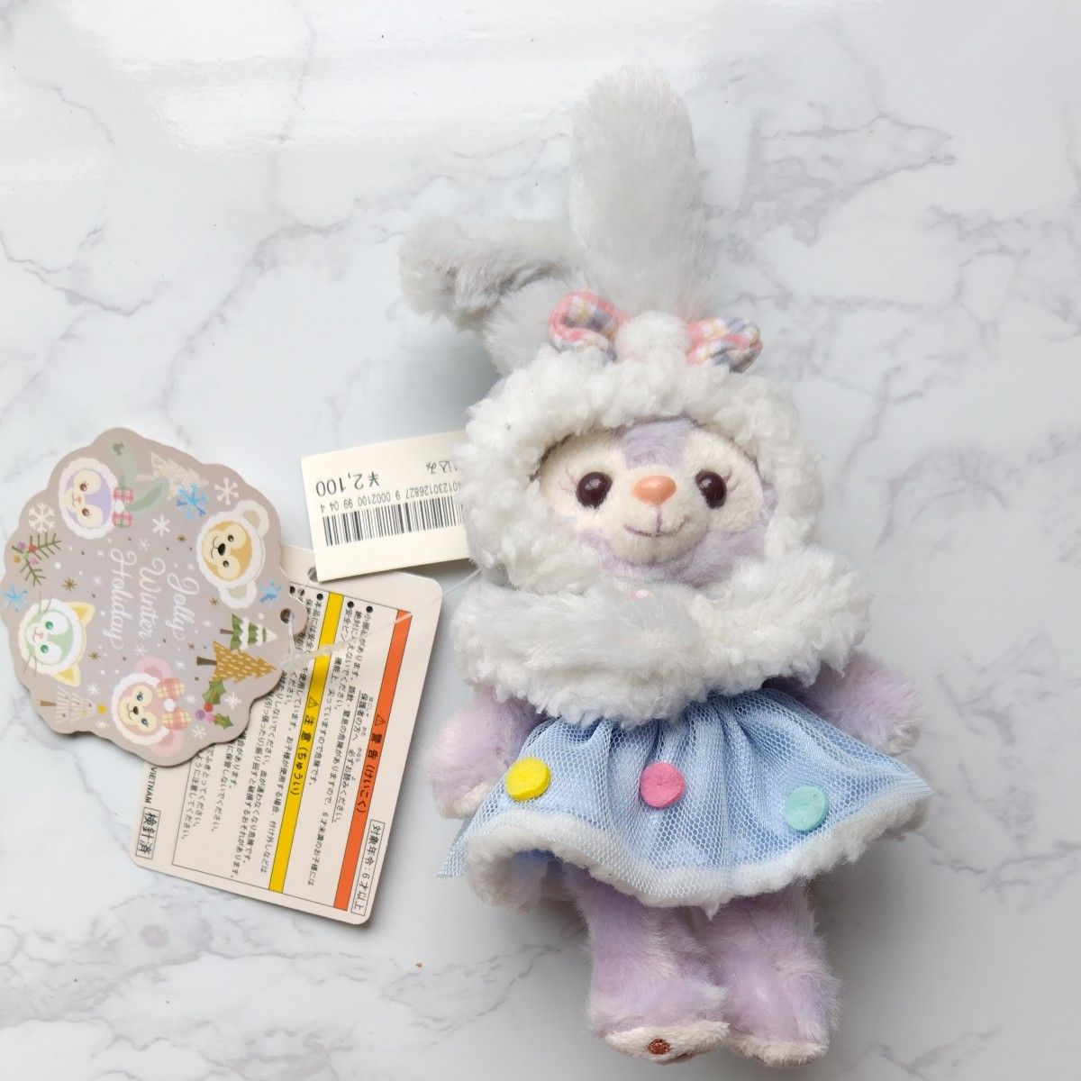 タグ付き ステラルー ウィンターホリデー 2019年 ぬいぐるみバッジ