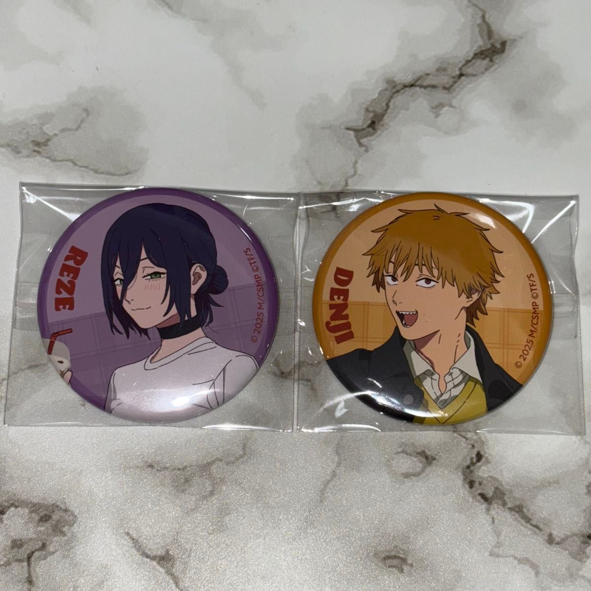 チェンソーマン カフェ 缶バッジ デンジ チェンソーマンカフェ レゼ