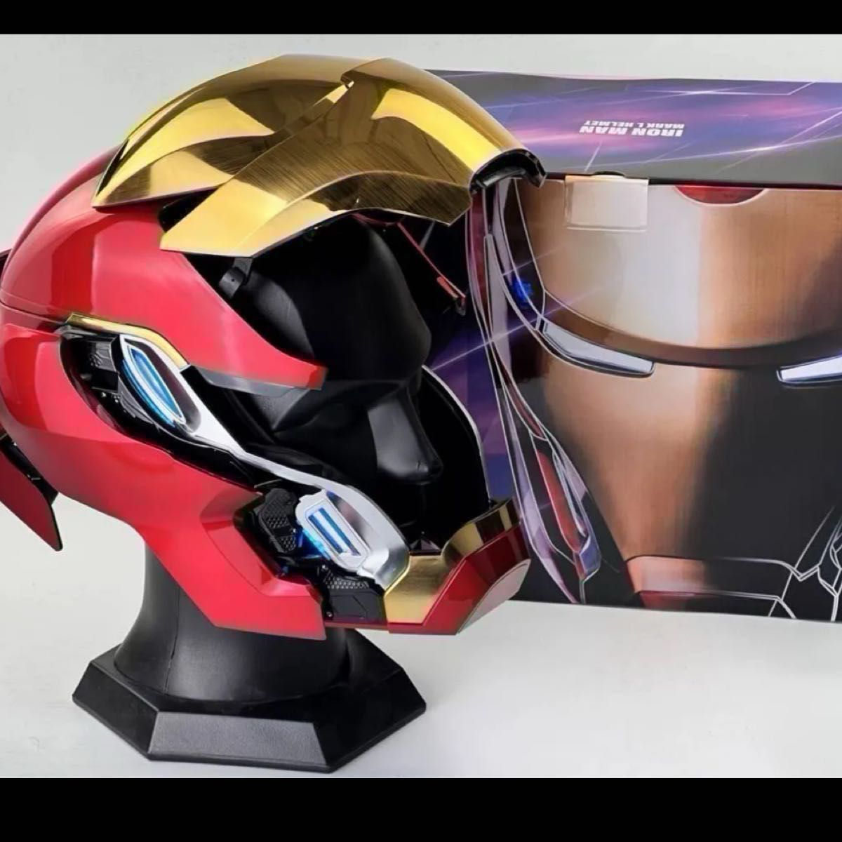 アイアンマンmark50 マスク ヘルメット 自動開閉式音声認識開閉可能