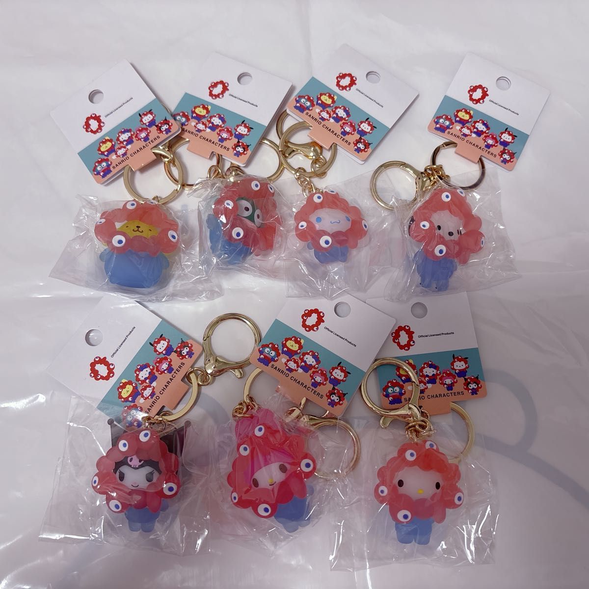 コンプリート】サンリオ ミャクミャクなりきりマスコット クリア 7点