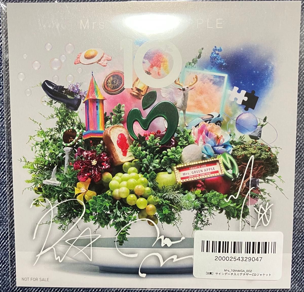 Mrs GREEN APPLE 10th サインデータ入りアナザーCDジャケット｜Yahoo