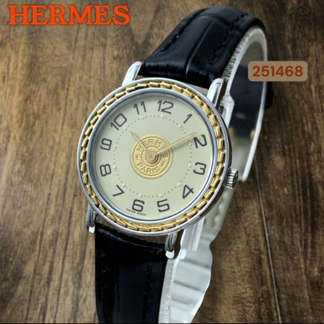 美品 エルメス HERMES セリエ SE4 240 レディース腕時計 クォーツ