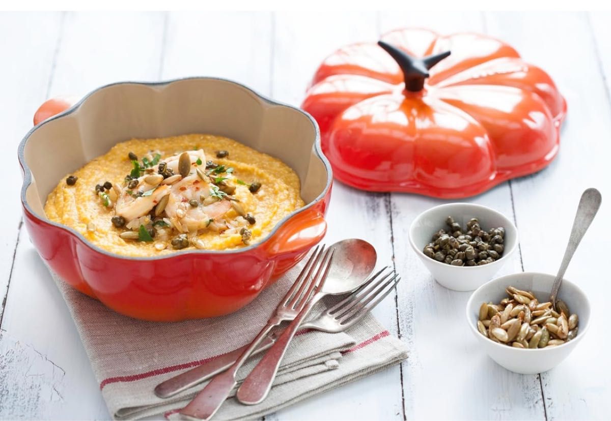 LE CREUSET】ル・クルーゼ ココット パンプキン 両手鍋 かぼちゃ
