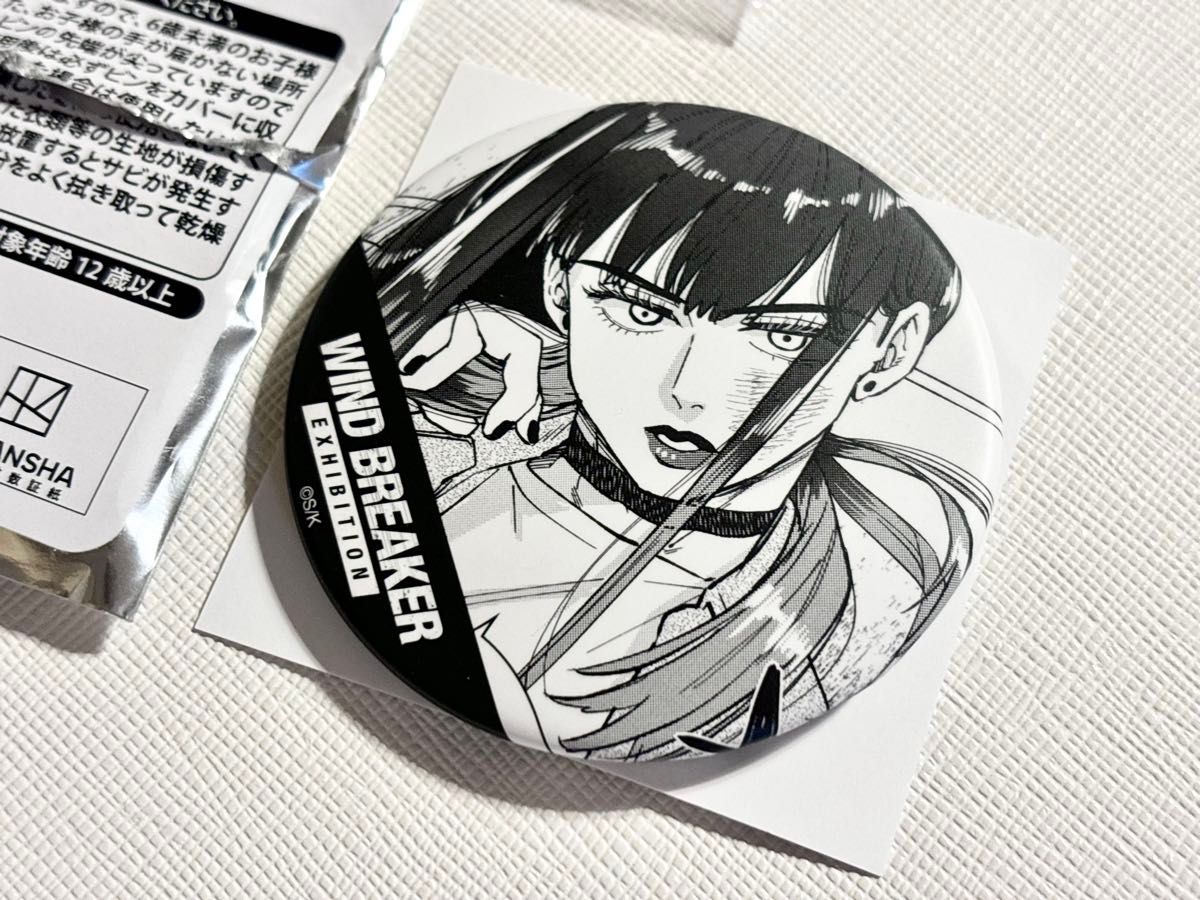 WINDBREAKER 椿野 佑 グッズ2点セット 原作コマ缶バッジ＋ラバー