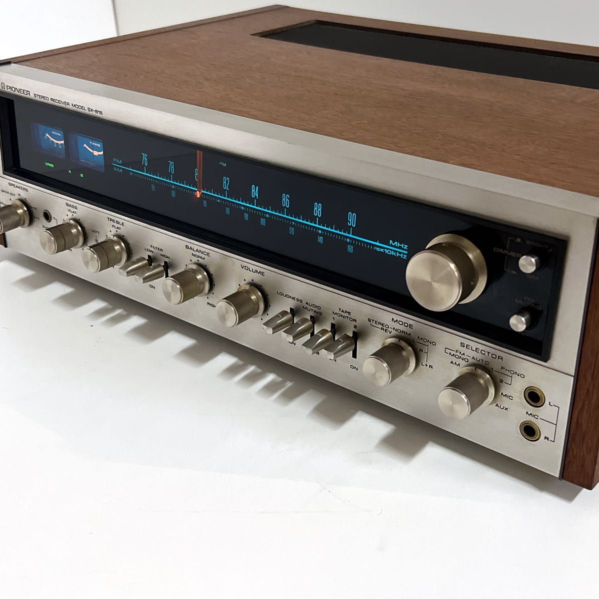 稀少】 Pioneer SX-818 ステレオレシーバー プリメインアンプ