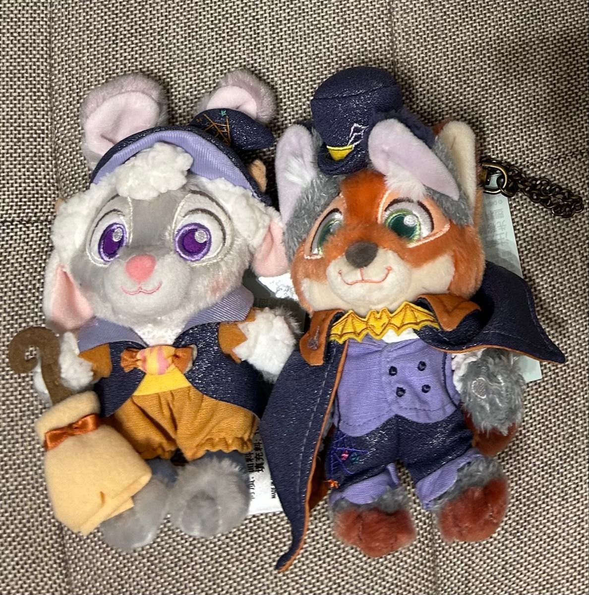 上海ディズニー ハロウィン ズートピア ジュディニックぬいぐるみキー