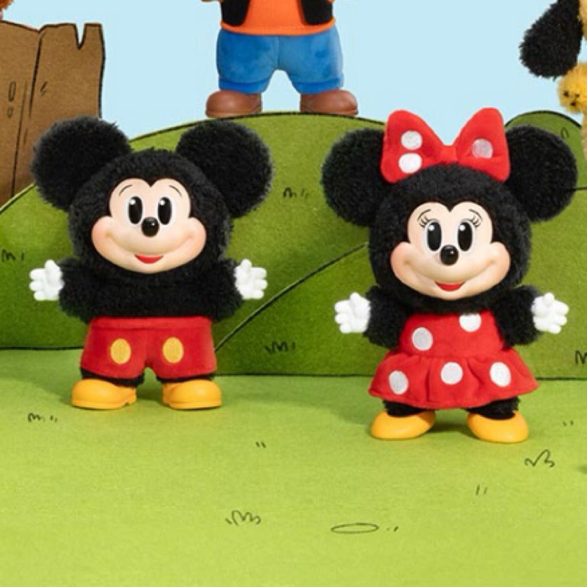 POPMART ディズニー ミッキーファミリー ミッキー ミニー ペア セット