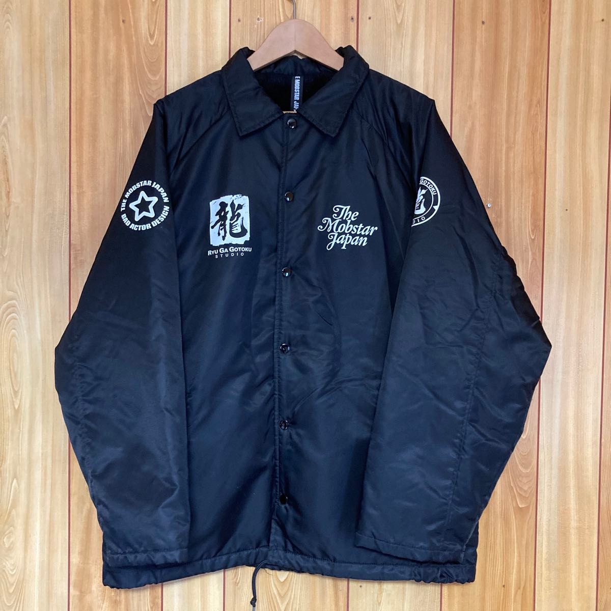 龍が如くスタジオ×THE MOBSTAR JAPAN コラボコーチジャケット XL 黒