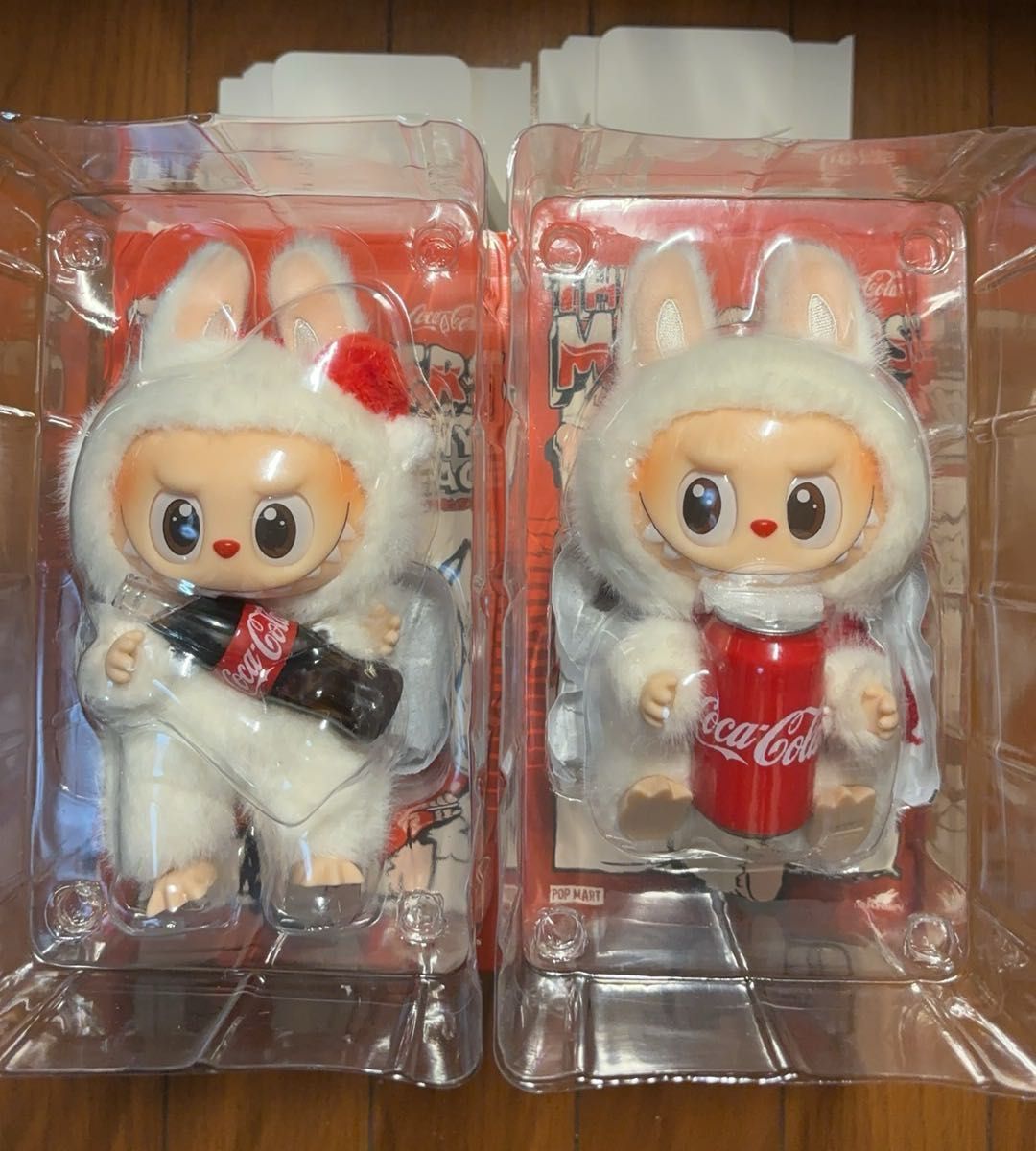正規品】POPMART LABUBU ラブブ コカコーラ 2体セット 瓶 缶 最新 箱