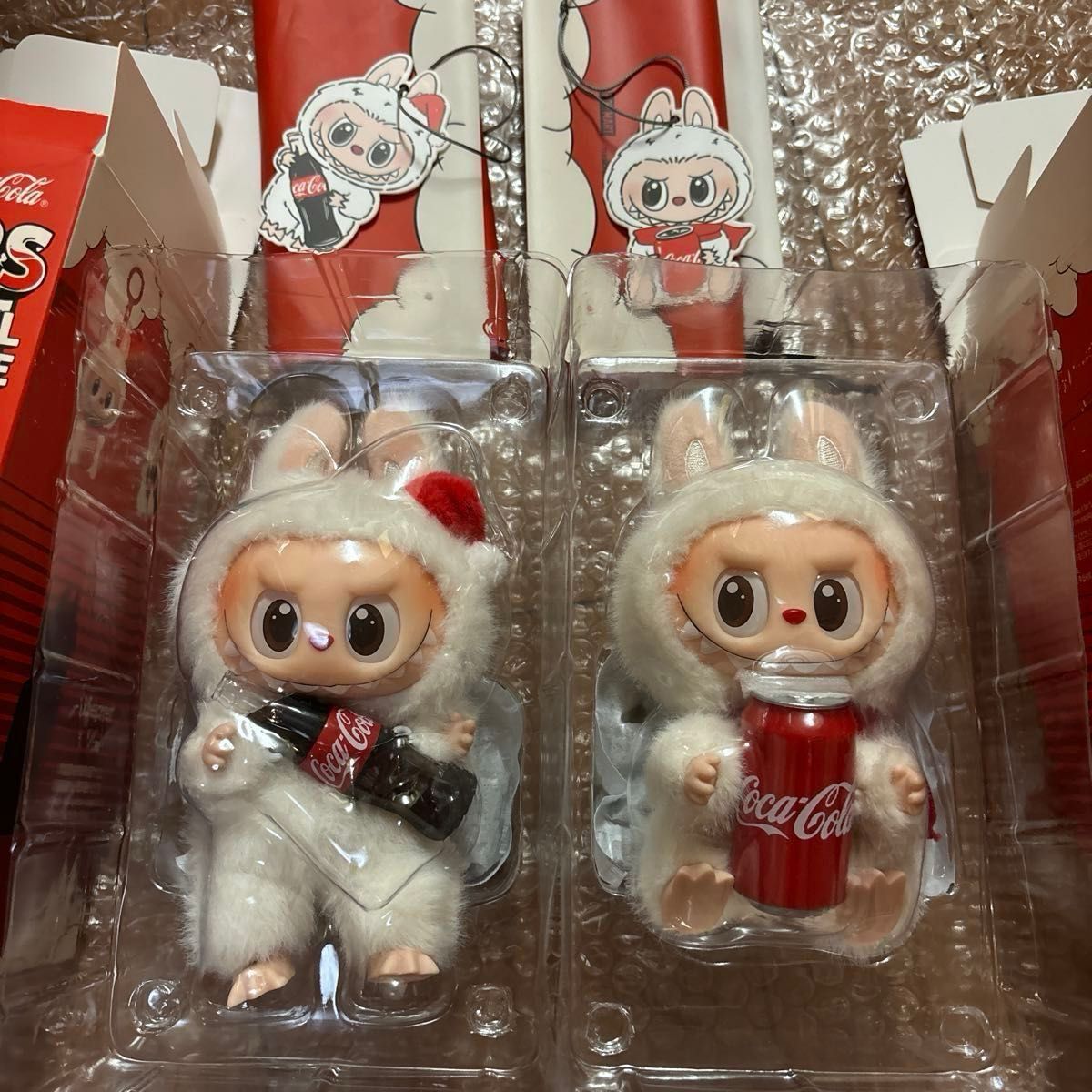 正規品】POPMART LABUBU ラブブ コカコーラ 2体セット 瓶 缶 最新 箱