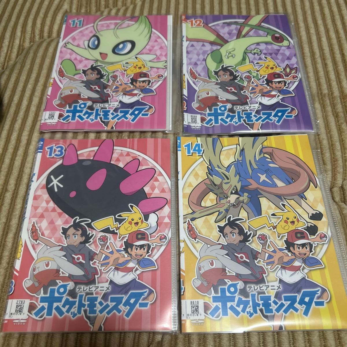 ポケットモンスター 2019 新無印 まとめ売り DVD11 12 13 14まとめ売り