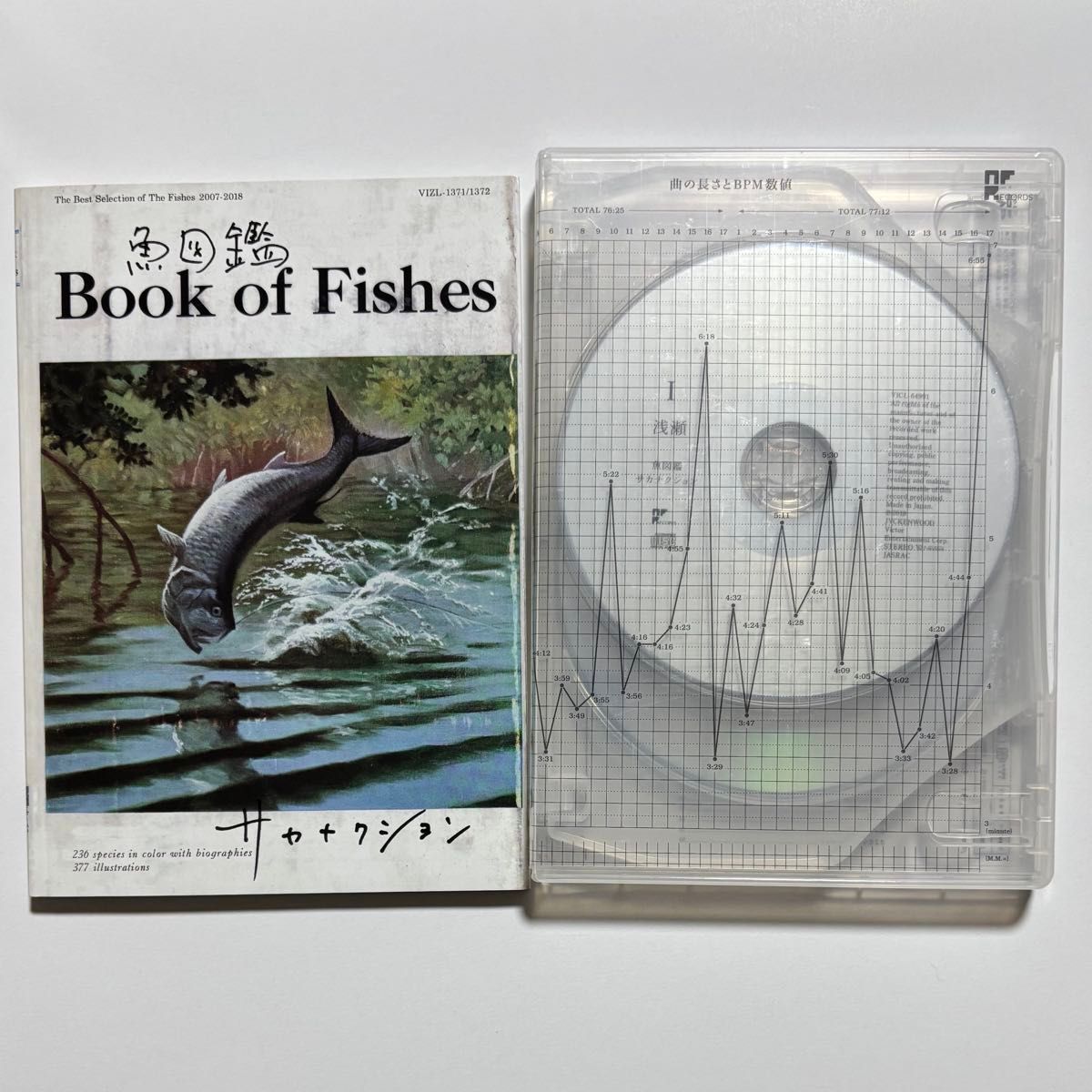 サカナクション 魚図鑑 初回盤 3枚組 2CD+1DVD｜Yahoo!フリマ（旧