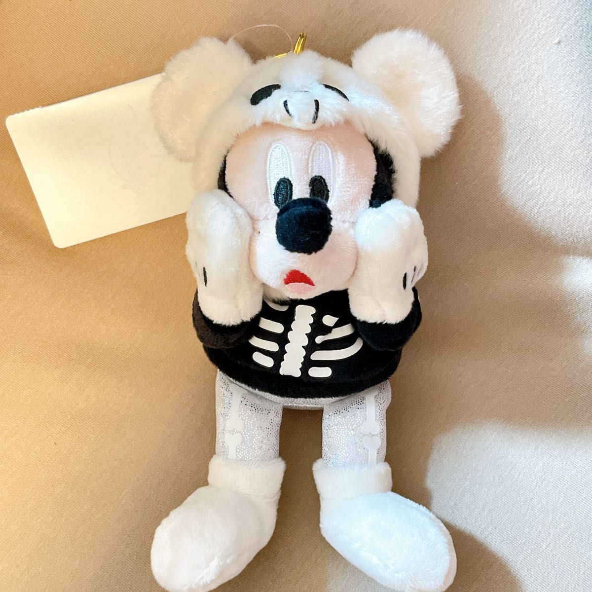 ハロウィン ミッキー ディズニーストア おばけ ぬいぐるみキーホルダー