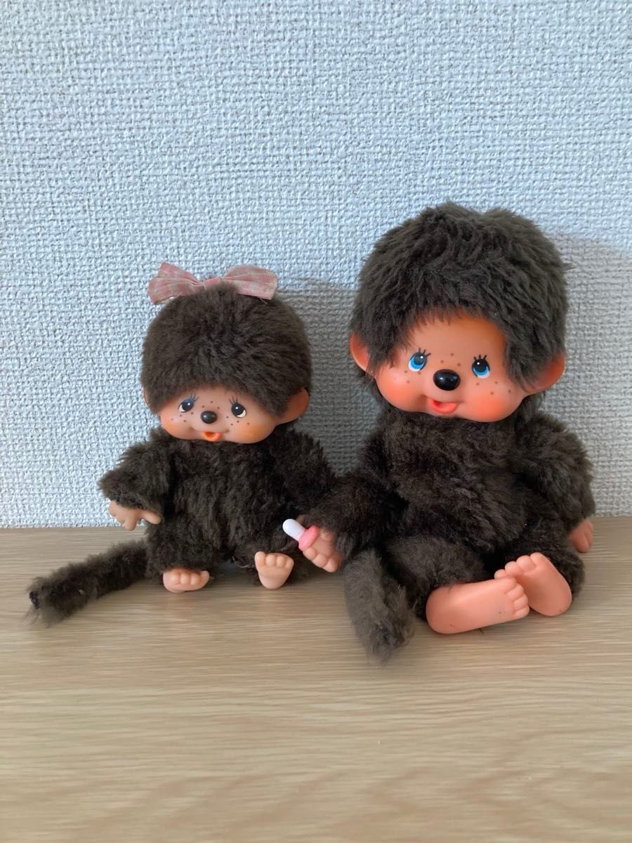 超希少タグ付き】1974年 初期モンチッチ ペア Sekiguchi ヴィンテージ