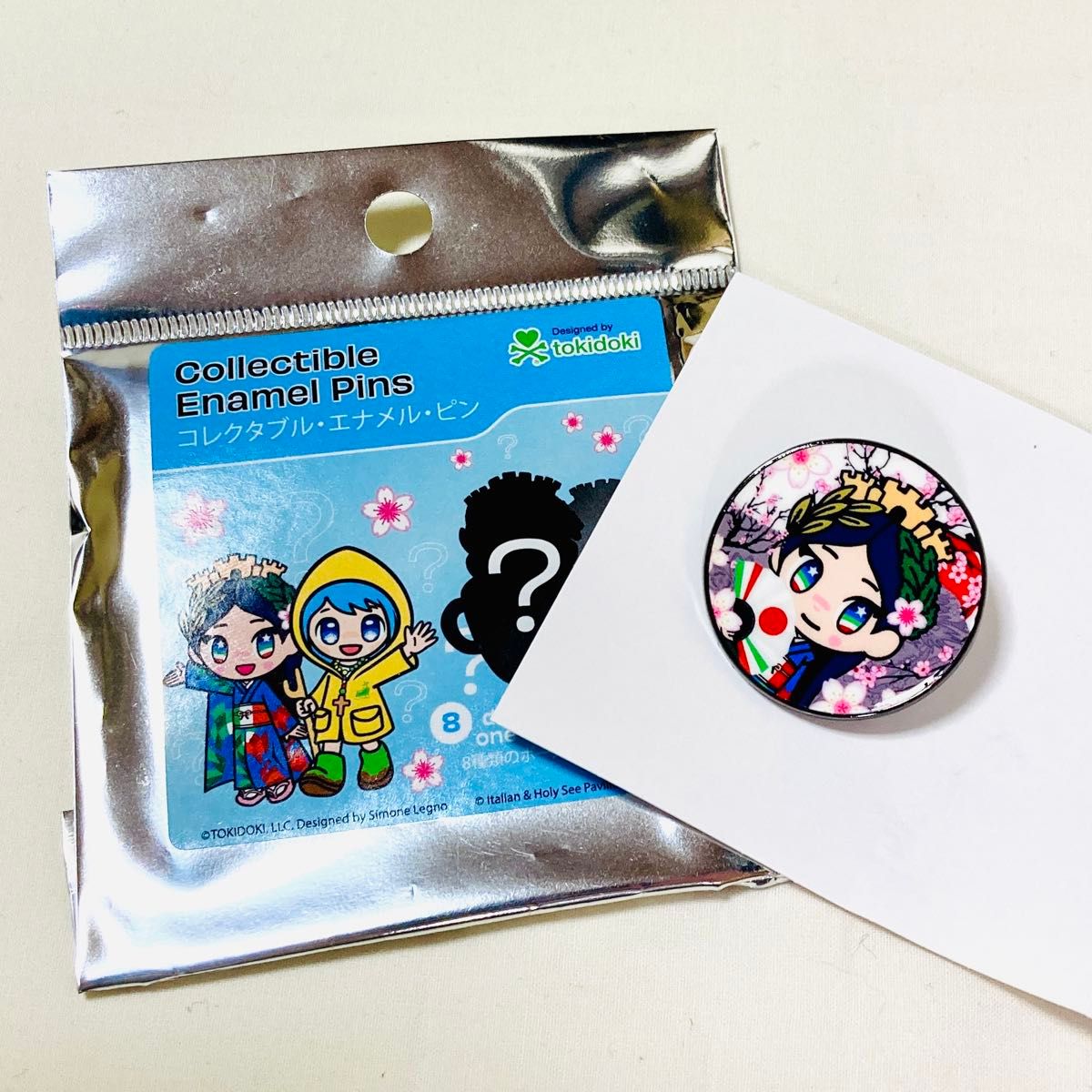イタリア館入館者限定 イタリアちゃん ピンバッジ コレクタブル