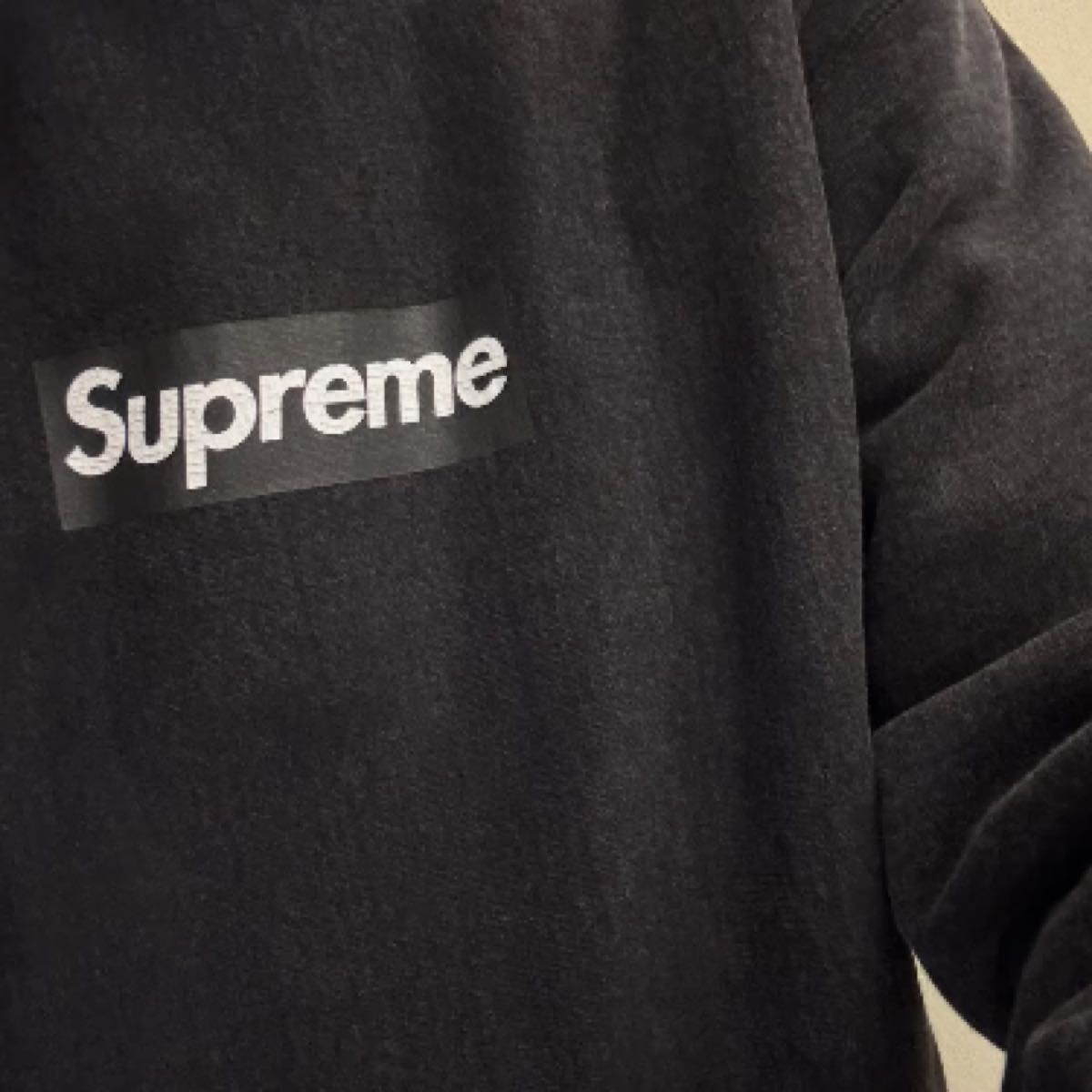 新品 Supreme Washed Box Logo Crewneck Black / M ボックスロゴ