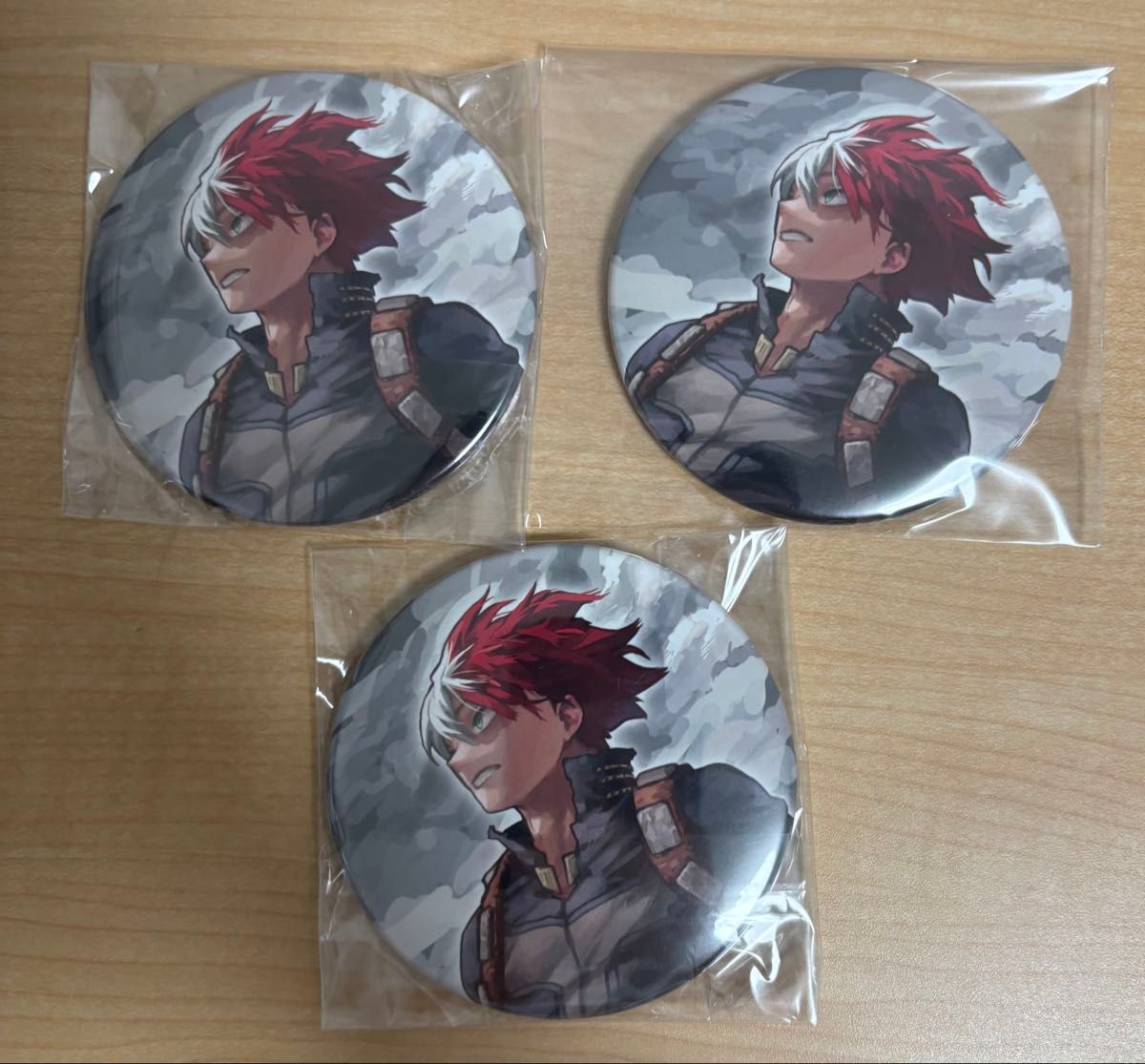 轟焦凍 缶バッジ 原画展 42個セット 僕のヒーローアカデミア ヒロアカ