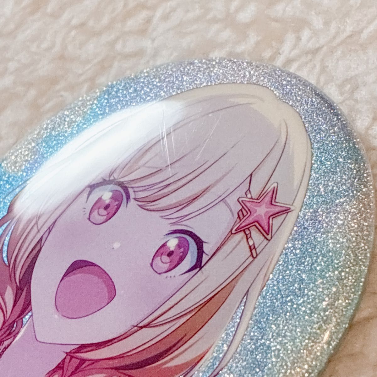 天馬咲希 グリッター缶バッジ グリ缶 水着 12A プロセカ プロジェクト