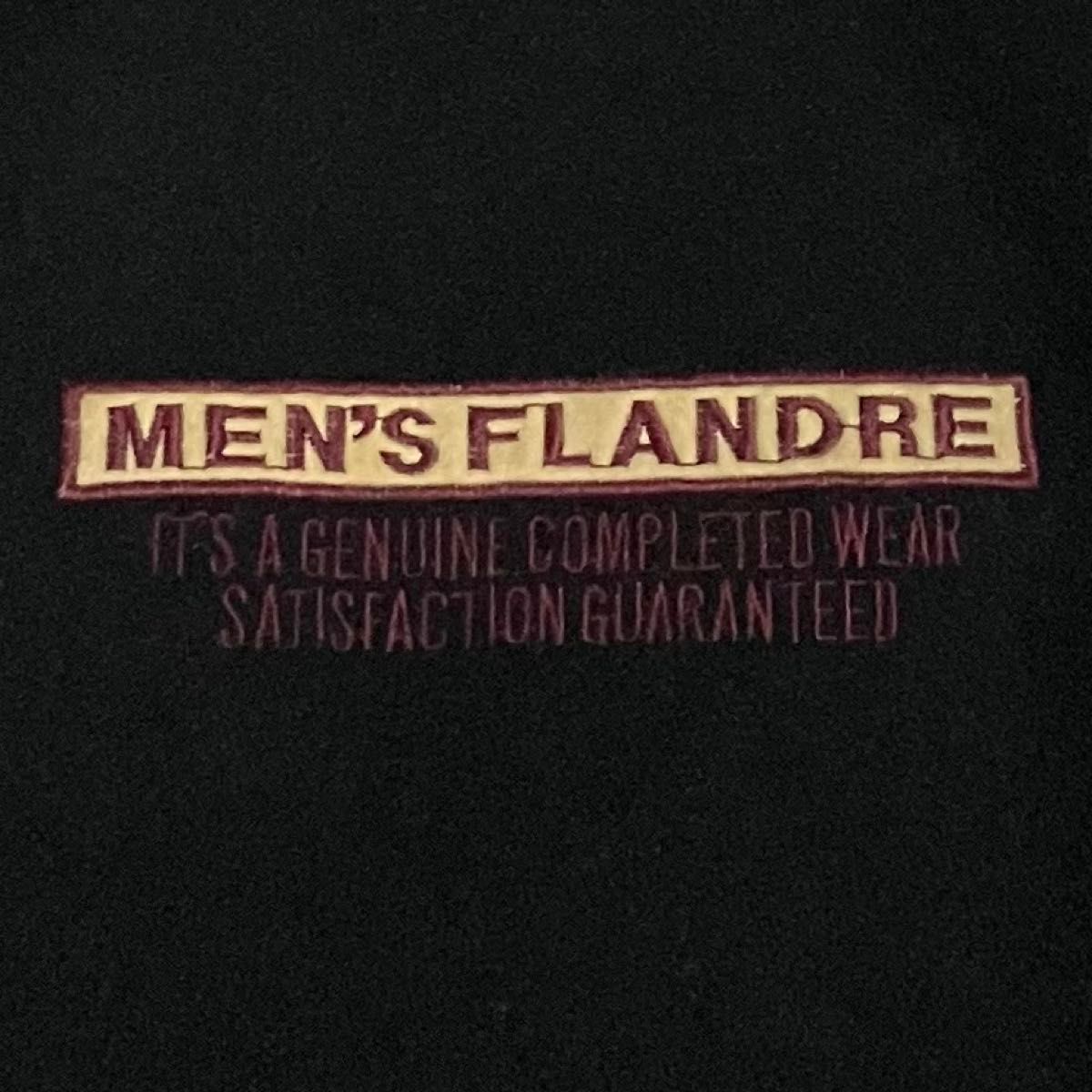 人気】FLANDRE フランドル スタジャン 中綿ジャケット 牛革レザー 衿