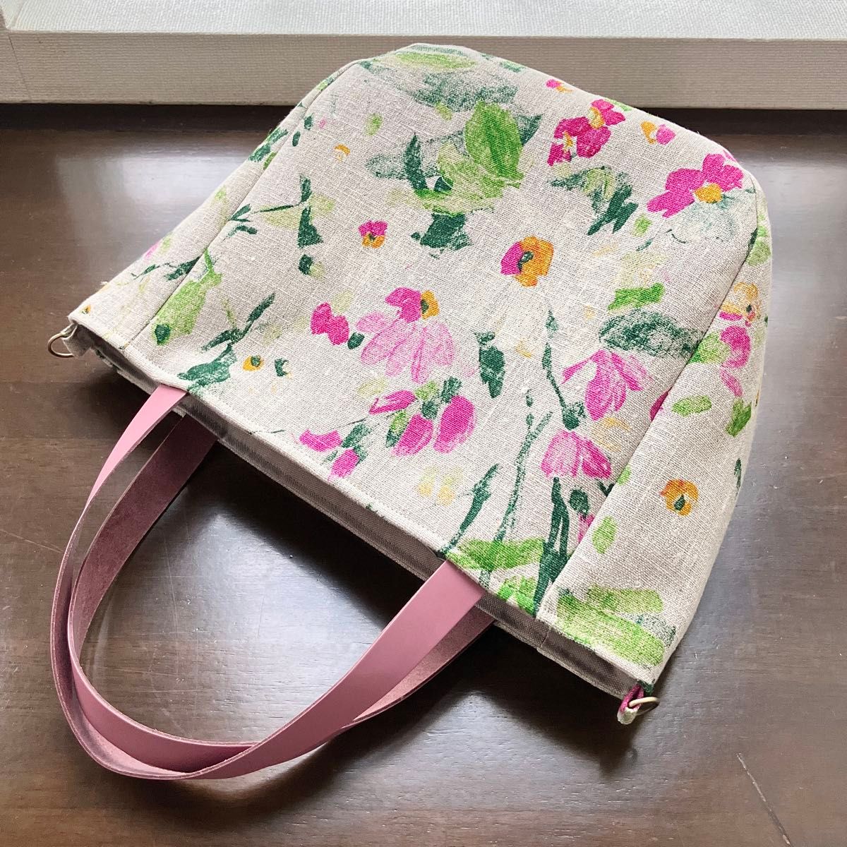 クロスステッチBigトートバッグ】ヴェロニク フランスリネン