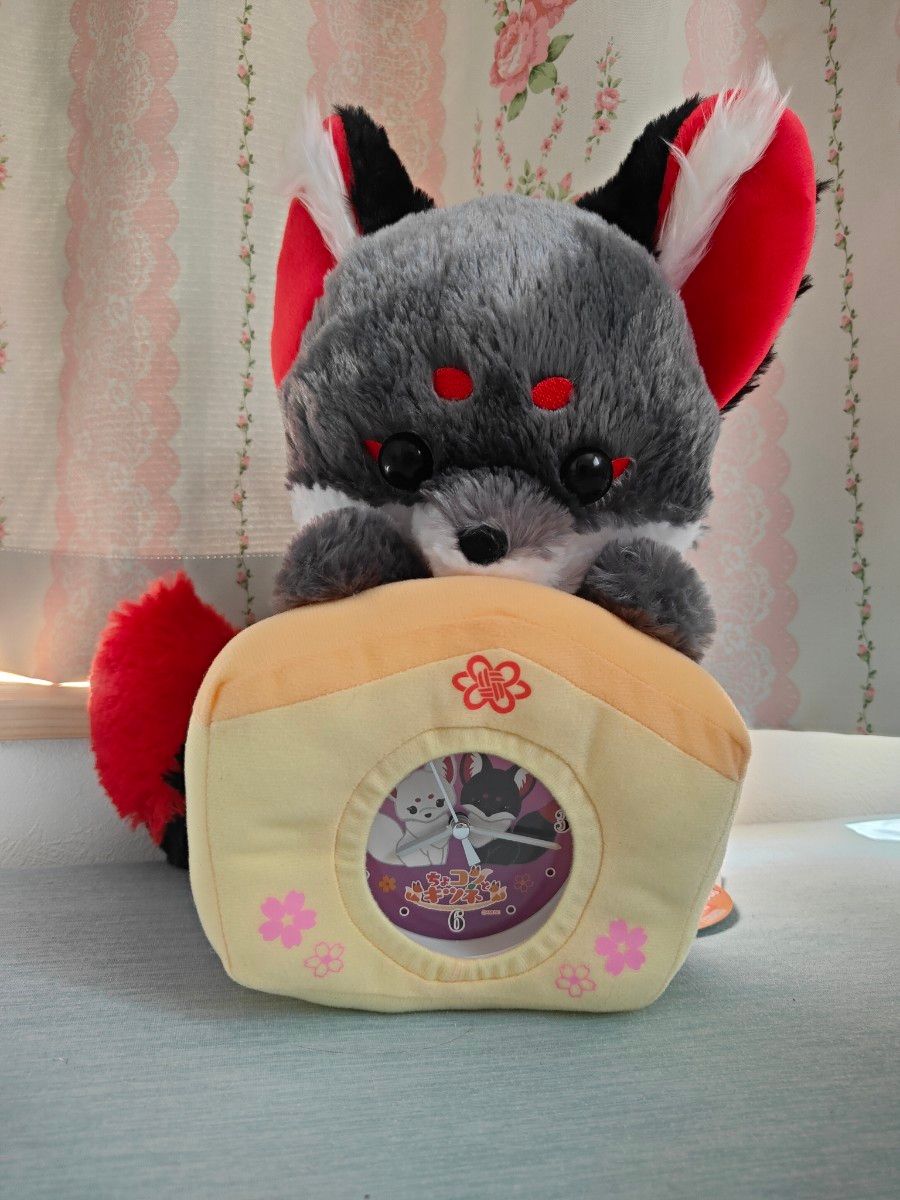 ちょコンとキツネ ぬいぐるみ時計 ようかん ≪8月の新商品≫ちょコンと