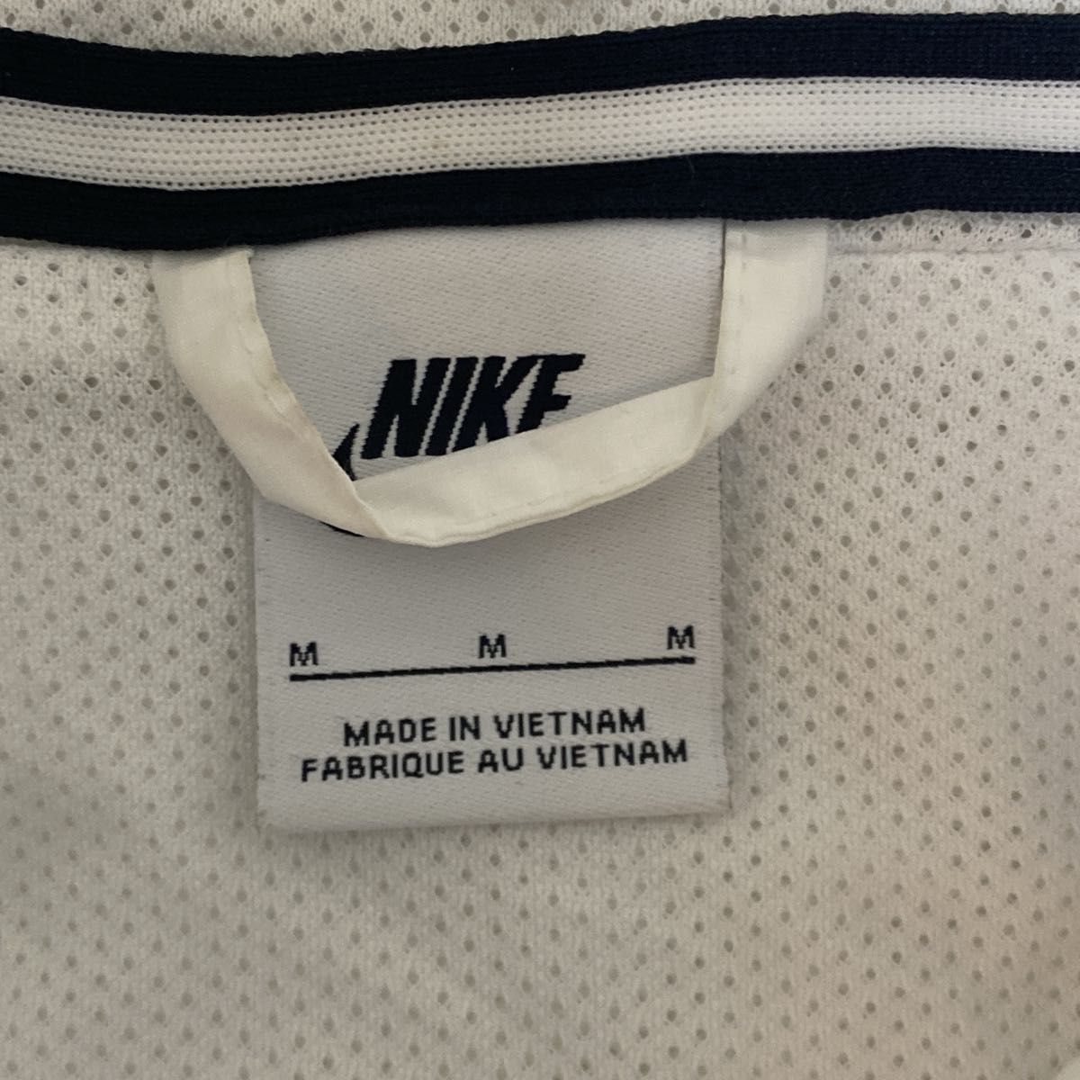 極美品 NIKE ナイキ ウインドランナー ナイロンジャケット 白 グレー M